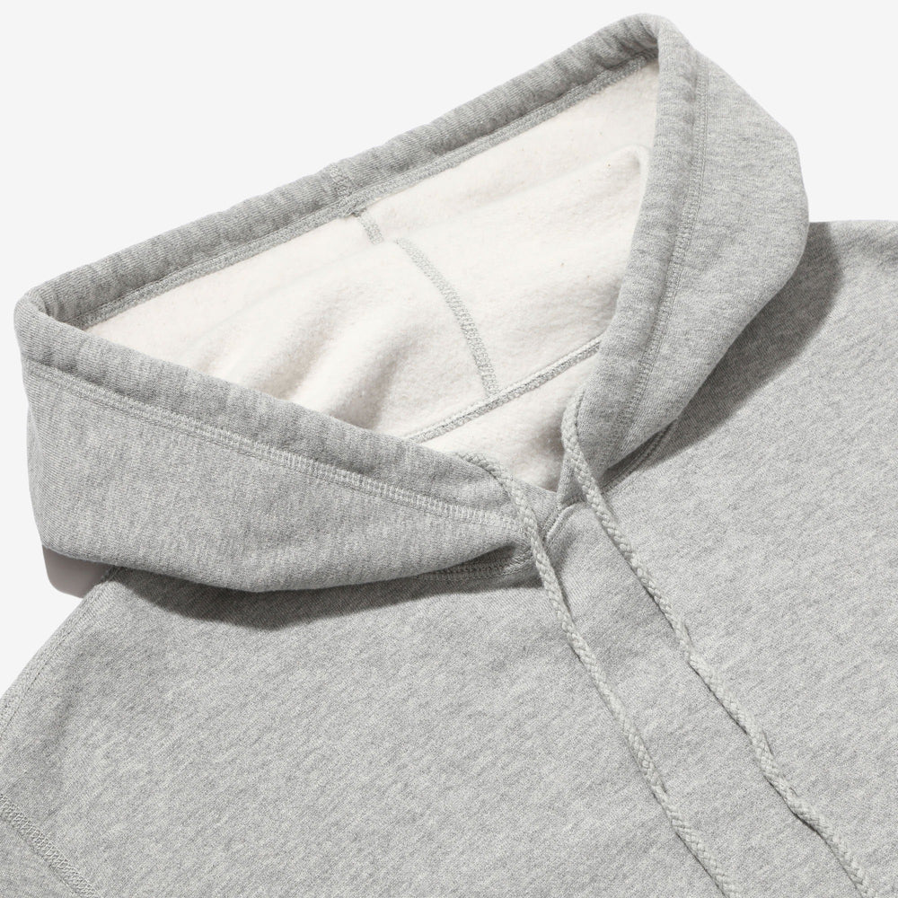 Fleece Hooded Sweatshirt - Grey Mix